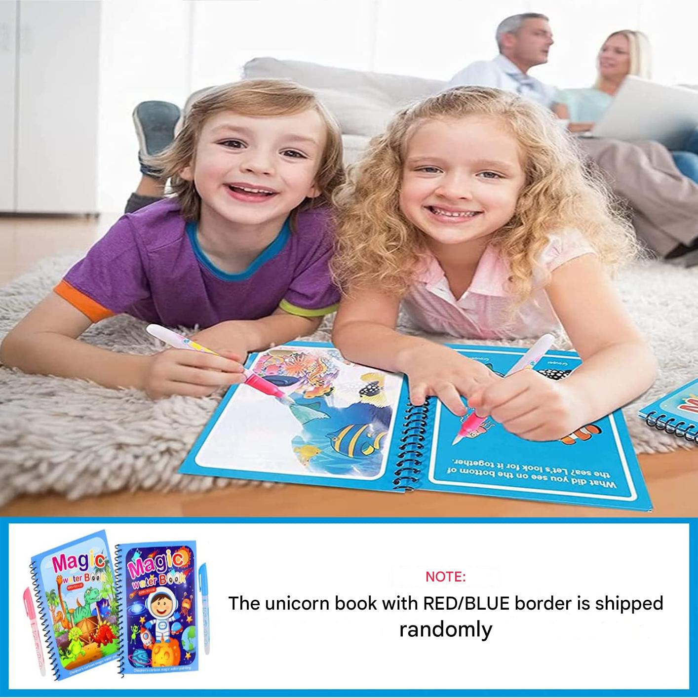 Set of 4 Reusable Watercolour Books – AquaColor Books-Nora Luxe