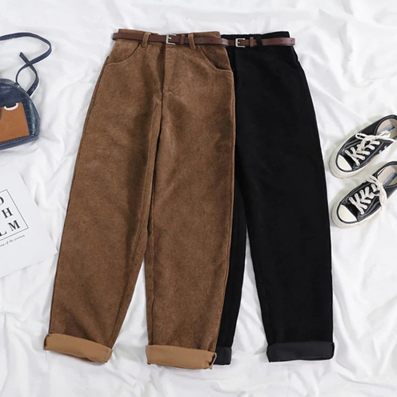 Rugged Cotton Pants for Ladies - Olytrend