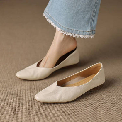 Image of Shannon | Women's Pointed Toe Slip-On Ballet Flats