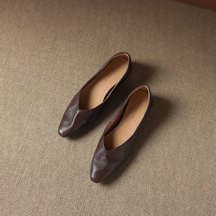 Image of Shannon | Women's Pointed Toe Slip-On Ballet Flats