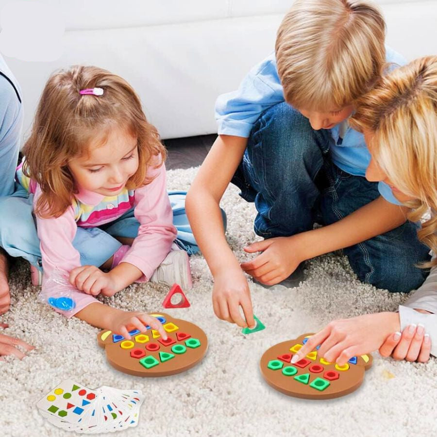 Shape and Colour Puzzle for Children - ShapeMatch-Nora Luxe