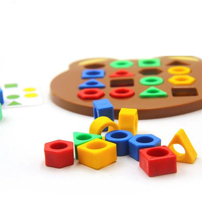 Shape and Colour Puzzle for Children - ShapeMatch-Nora Luxe