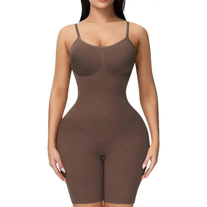 Shapewear Body with Hourglass Effect – Cintella-Brown-S-Nora Luxe