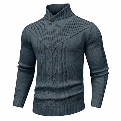 Classic Crew Neck Knit Sweater for Men - Olytrend