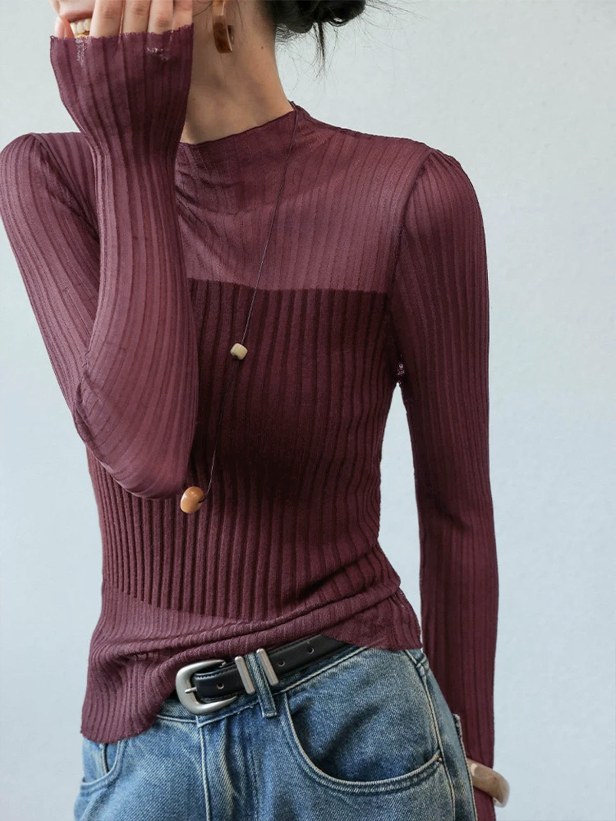 Lightweight Fit Crew Neck Sweater