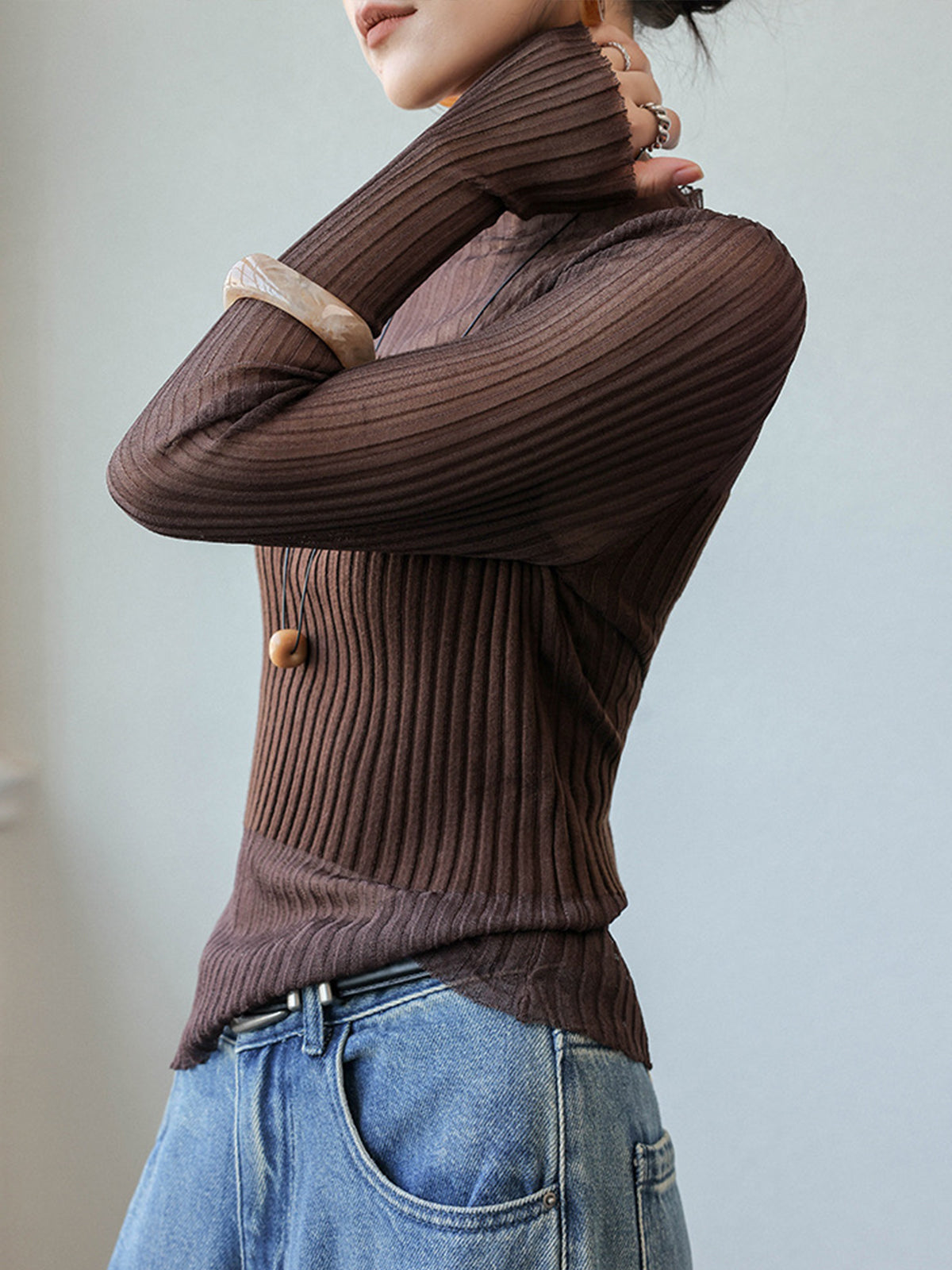Lightweight Fit Crew Neck Sweater