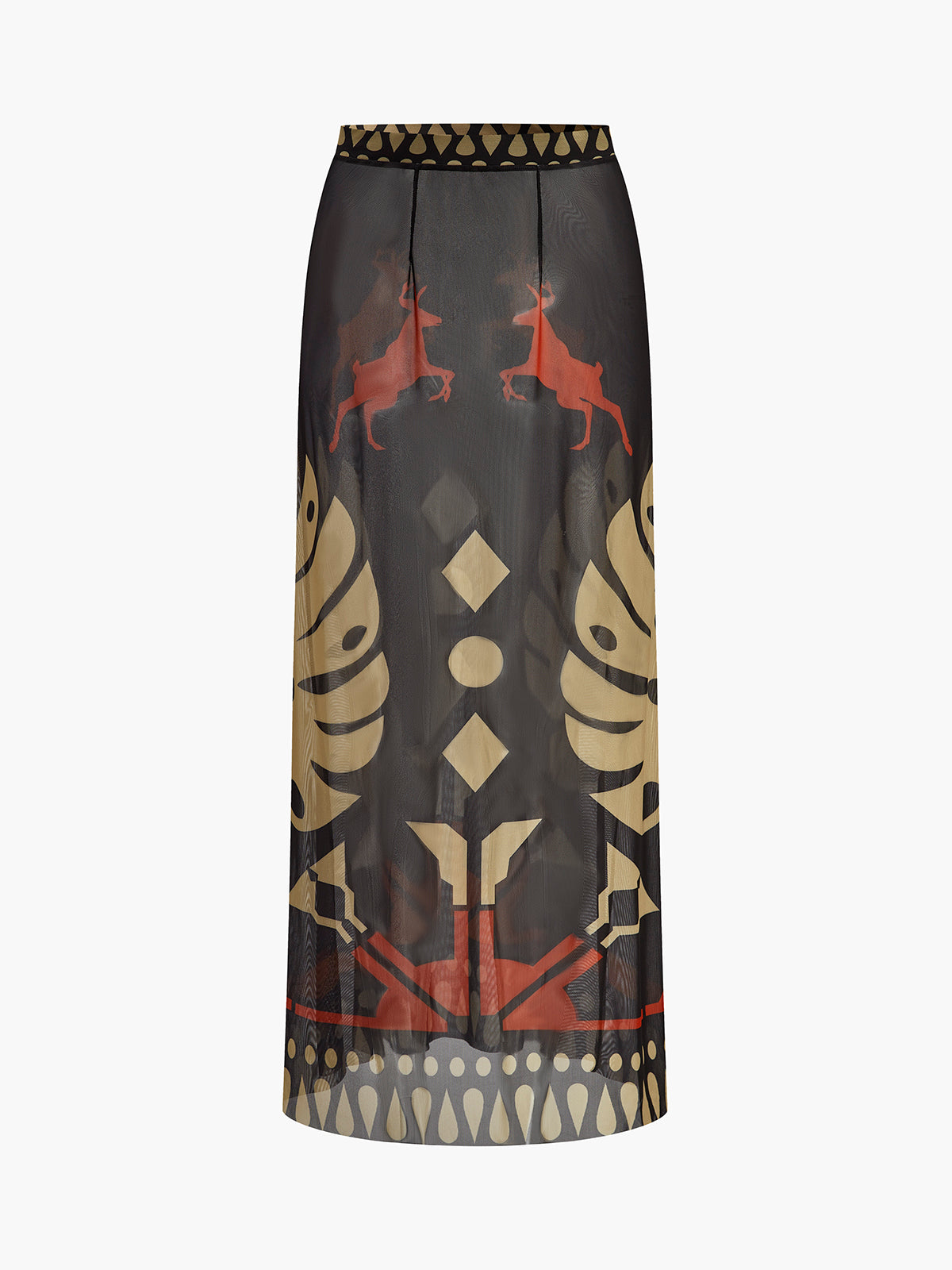 Lightweight Floral Beach Skirt