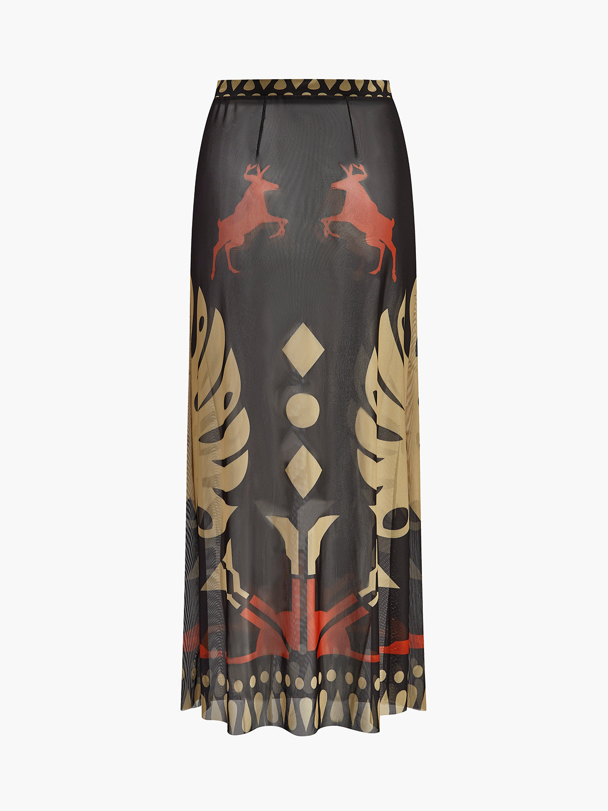 Lightweight Floral Beach Skirt