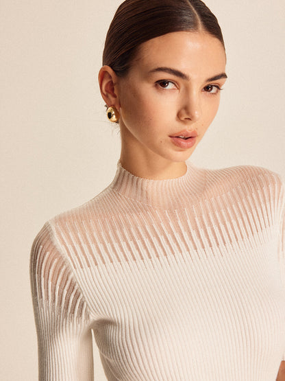 Lightweight Textured Crew Neck Tee