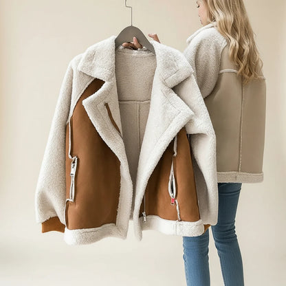 Warm Fleece Lined Jacket for Ladies