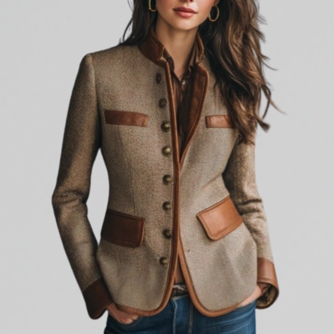 Classic Women's Tailored Blazer Coat - Olytrend
