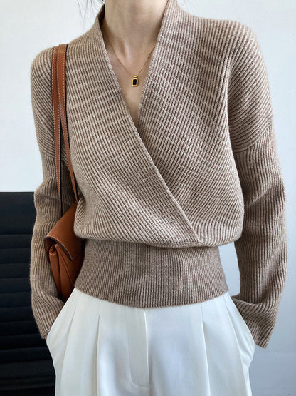 Easy Wear Cozy Wrap Sweater