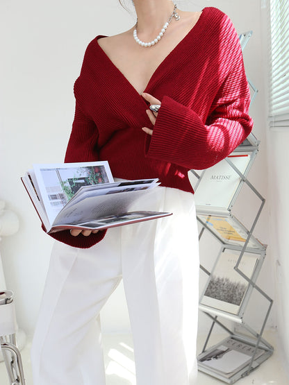 Easy Wear Cozy Wrap Sweater