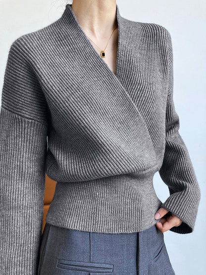 Easy Wear Cozy Wrap Sweater
