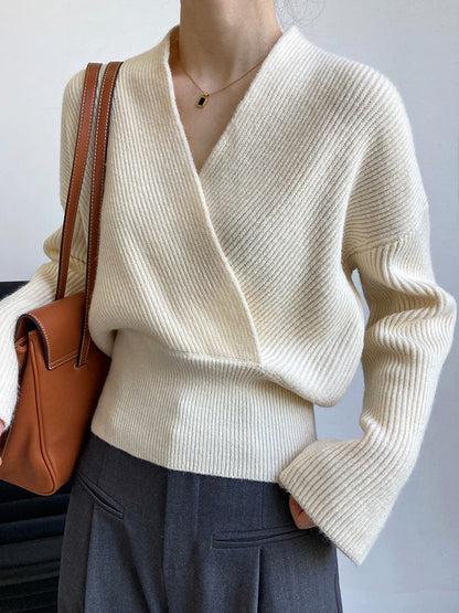 Easy Wear Cozy Wrap Sweater