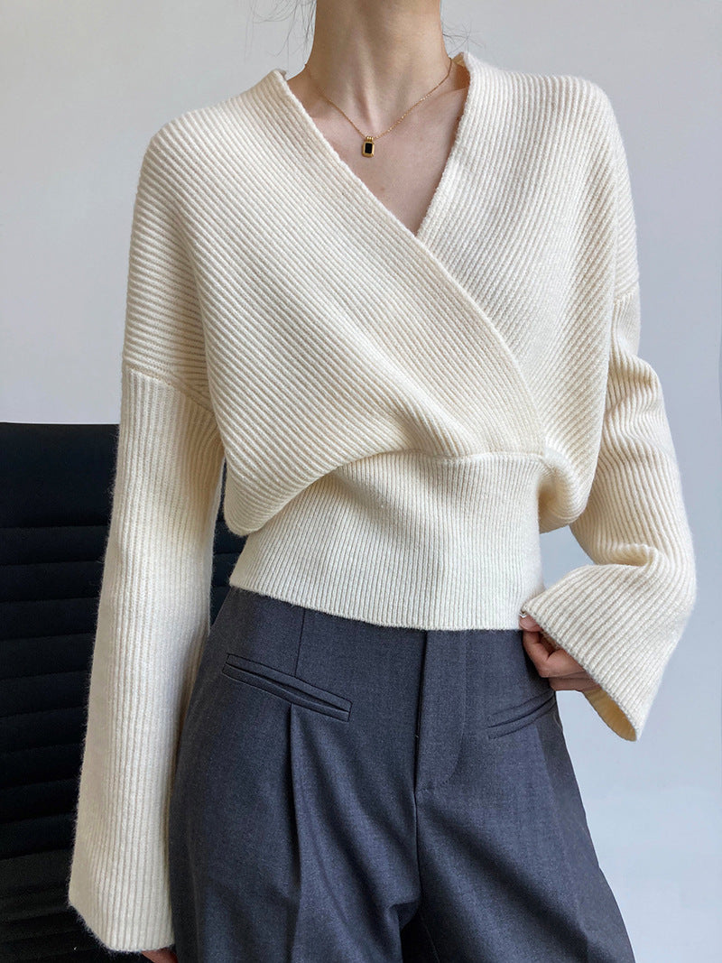 Easy Wear Cozy Wrap Sweater
