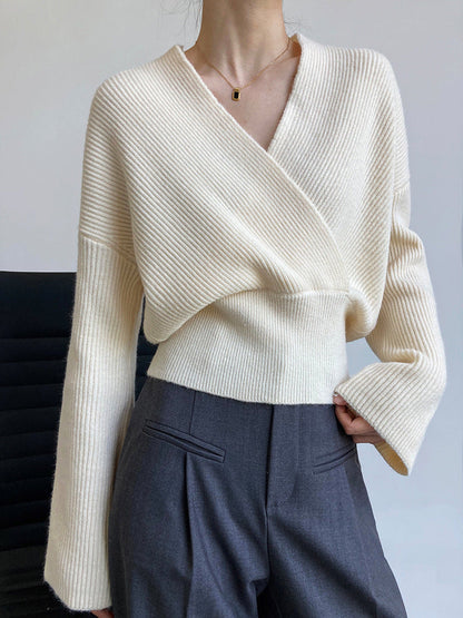 Easy Wear Cozy Wrap Sweater