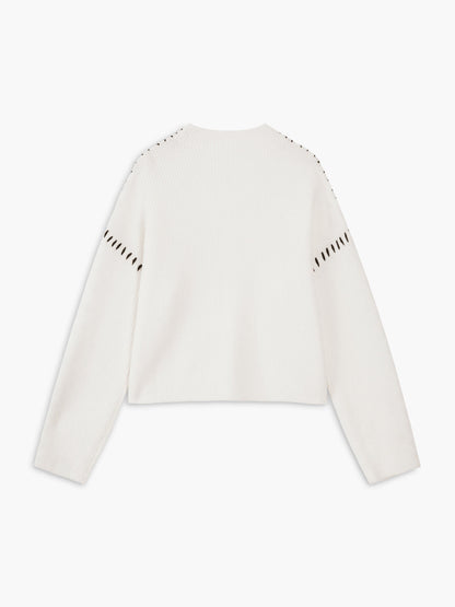Comfortable Loose Fit Crew Neck Sweater