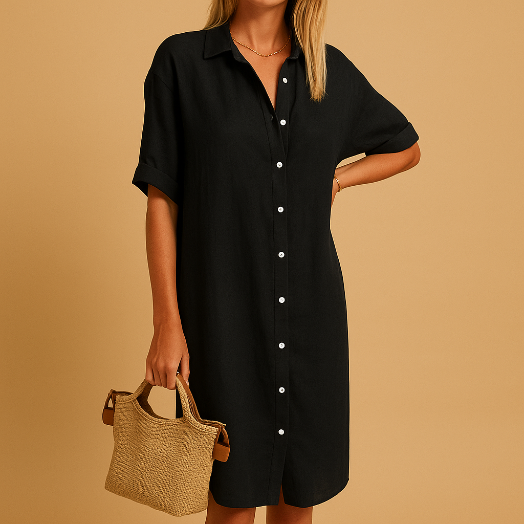 Women's Casual Short Sleeve Dress - Nocini