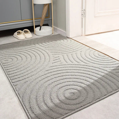 Shoe Scraper Doormat with Moroccan Design - Kasbana-Grey 03-50cm x 80cm-The Livary