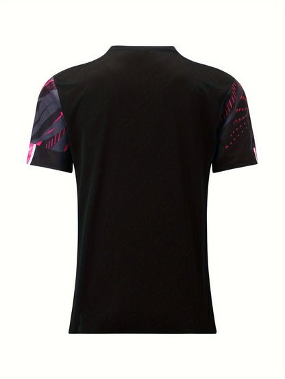 Short-sleeve shirt with striped pattern summer style men's look - Timo (1+1 FREE)-Red-S-Nora Luxe