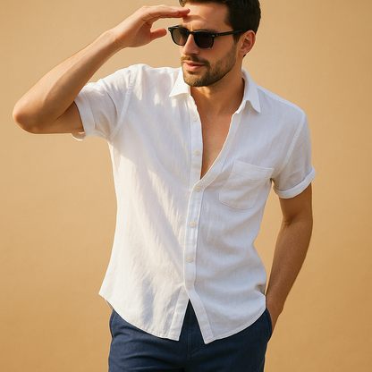 Mens Lightweight Casual Tee Shirt - Nocini