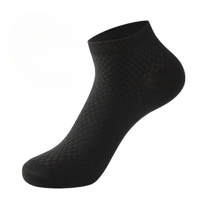 Short Socks - Bamboo Bliss-Black-1x Pair (+1 Free)-7.5 – 9.5-Nora Luxe