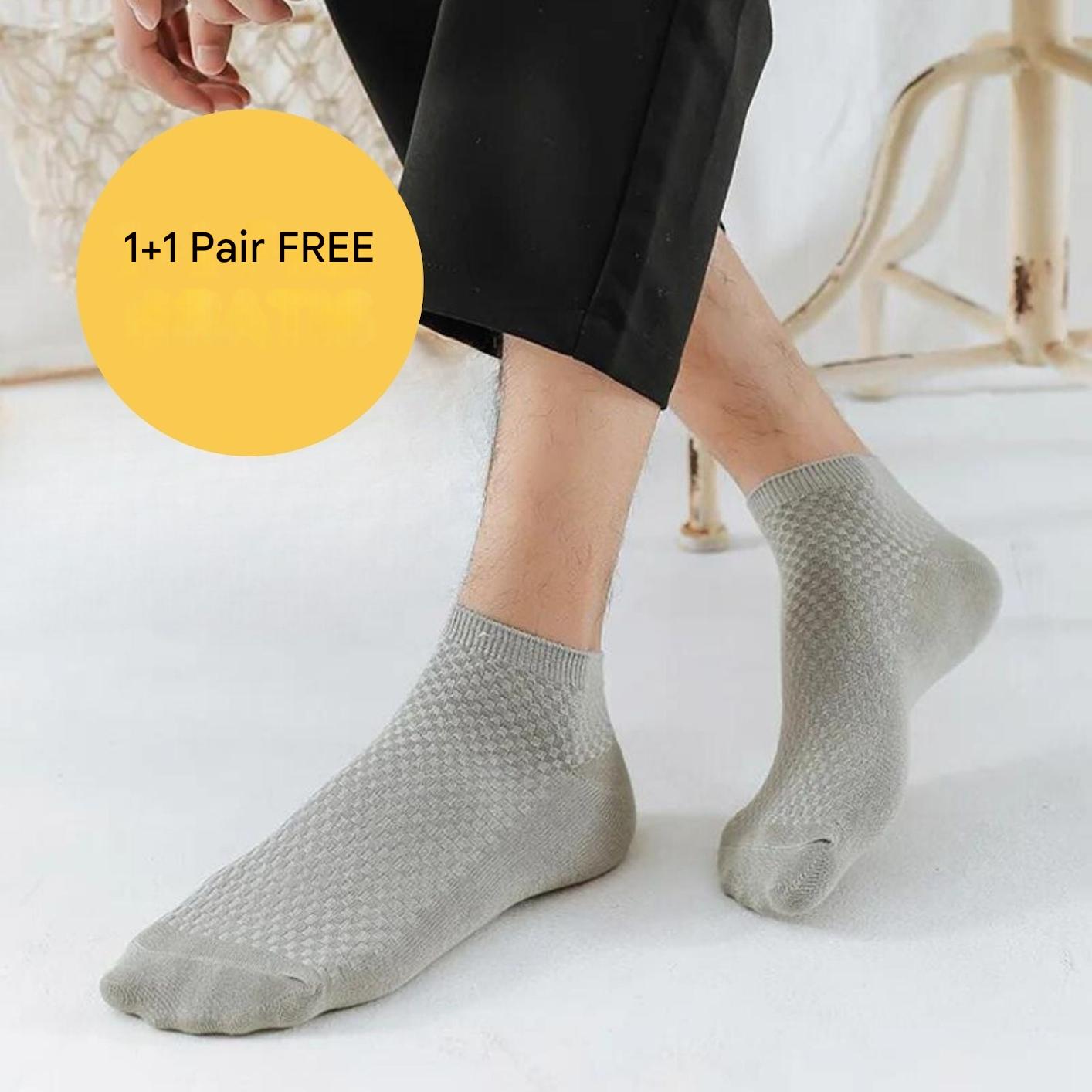 Short Socks - Bamboo Bliss-Black-1x Pair (+1 Free)-7.5 – 9.5-Nora Luxe