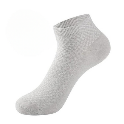 Short Socks - Bamboo Bliss-Gray-1x Pair (+1 Free)-7.5 – 9.5-Nora Luxe