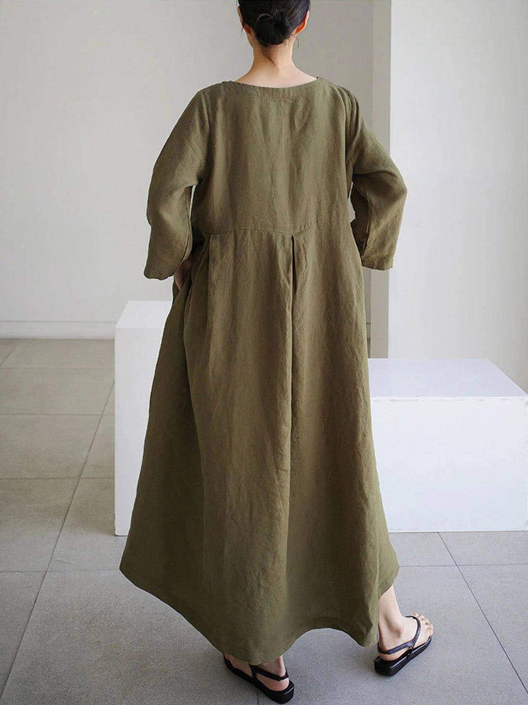 Image of Sienna | Women's Casual A-Line Maxi Dress