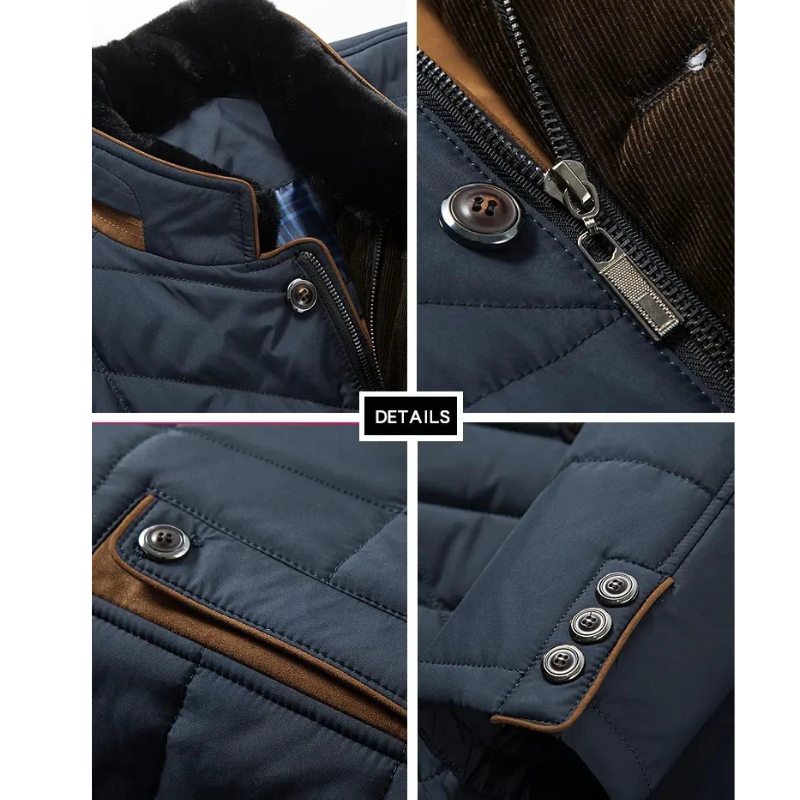 Luxury Men's Warm Winter Parka Coat