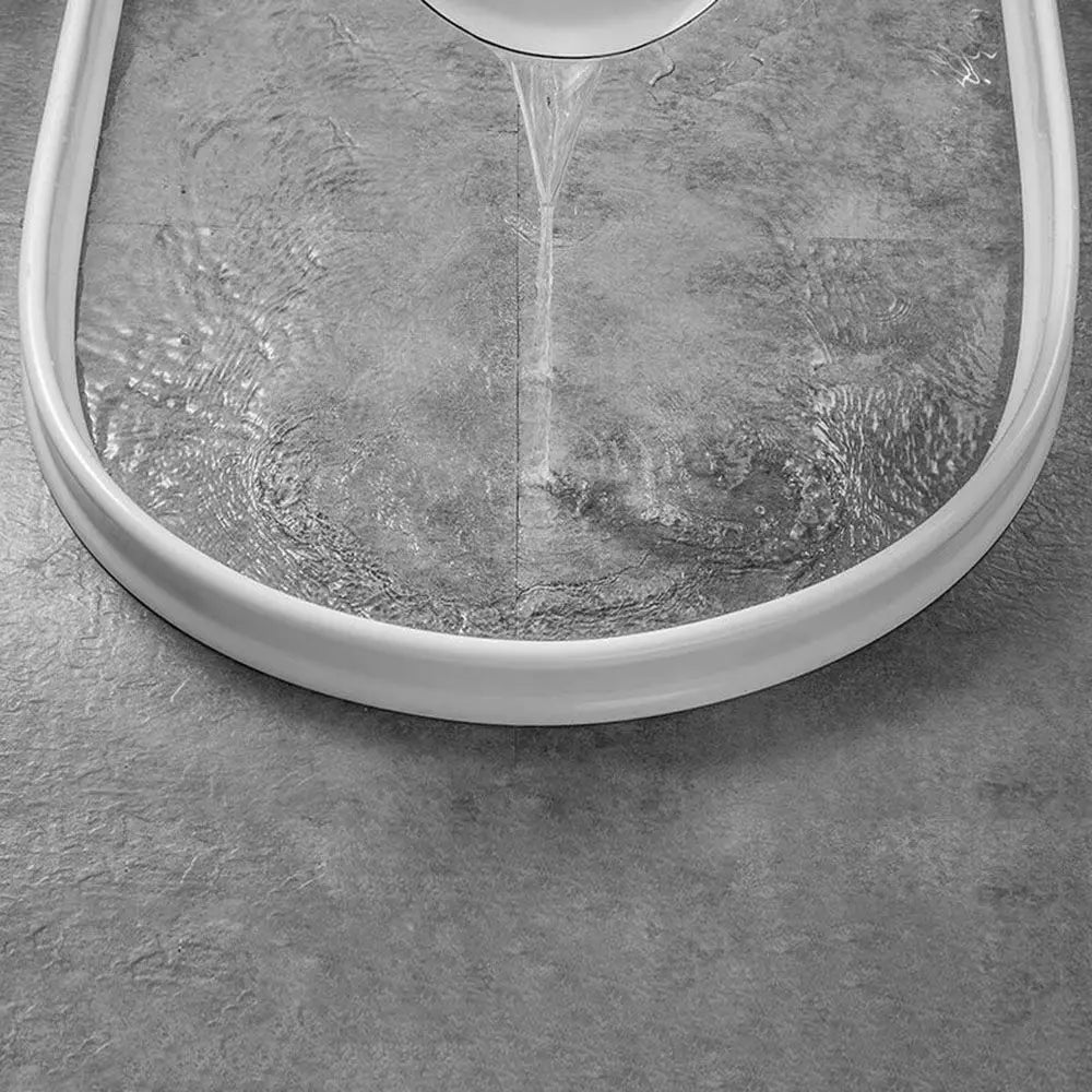 Silicon Shower Barrier - DryGuard-White-39.37 inches-Nora Luxe