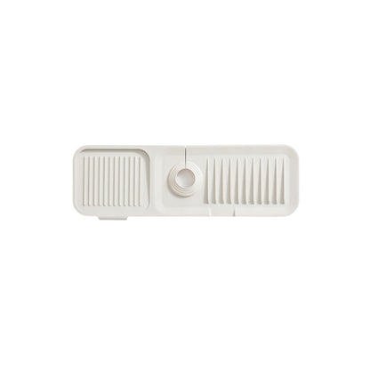 Silicone Draining Mat with Self-Drainage – DripGuard-White-Small-Nora Luxe