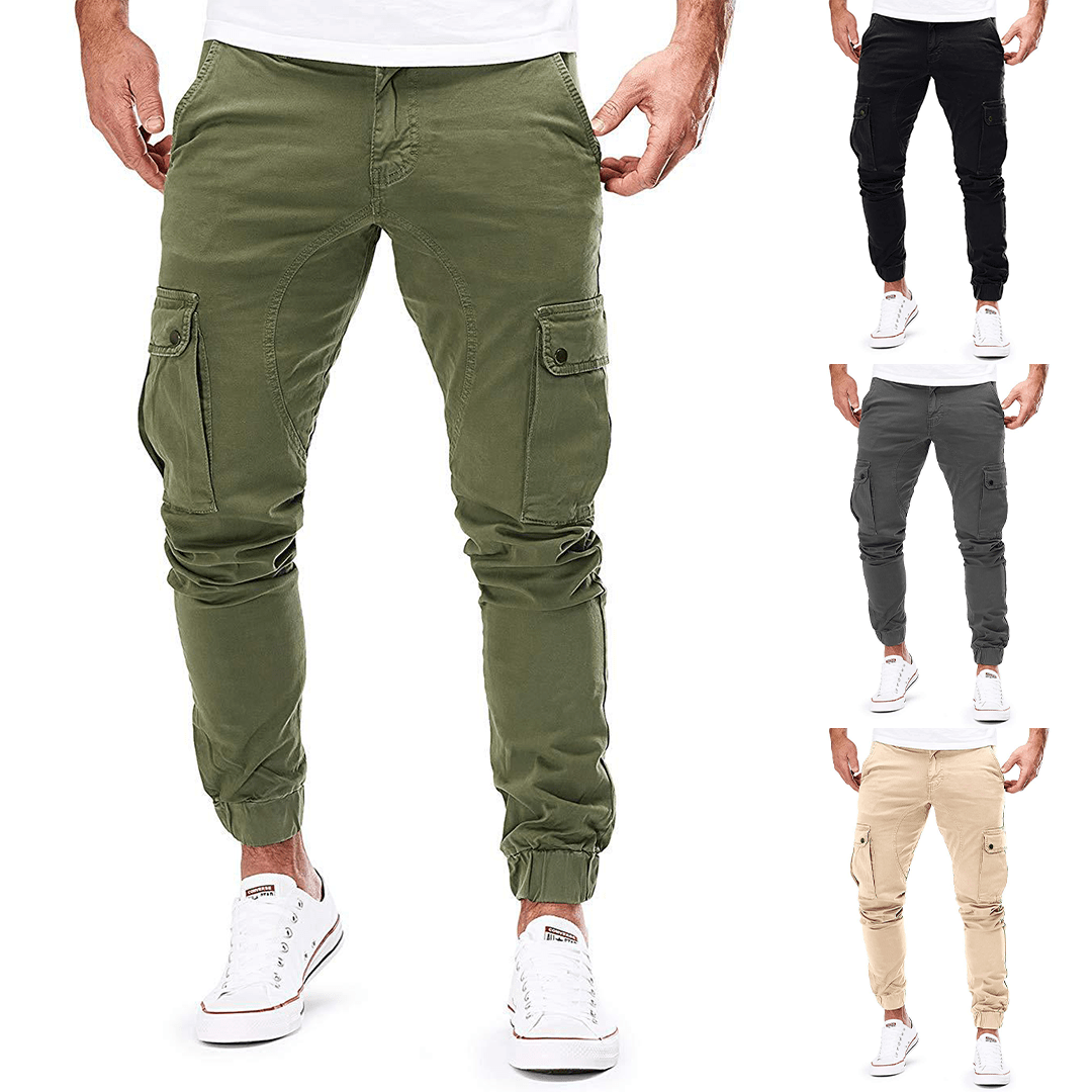 Image of Simon | Men's Slim-Fit Cargo Pants