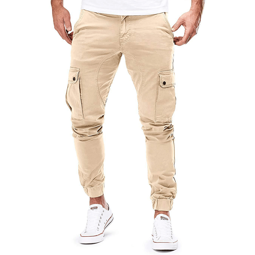 Men's Fitted Combat Cargo Pants - Olytrend