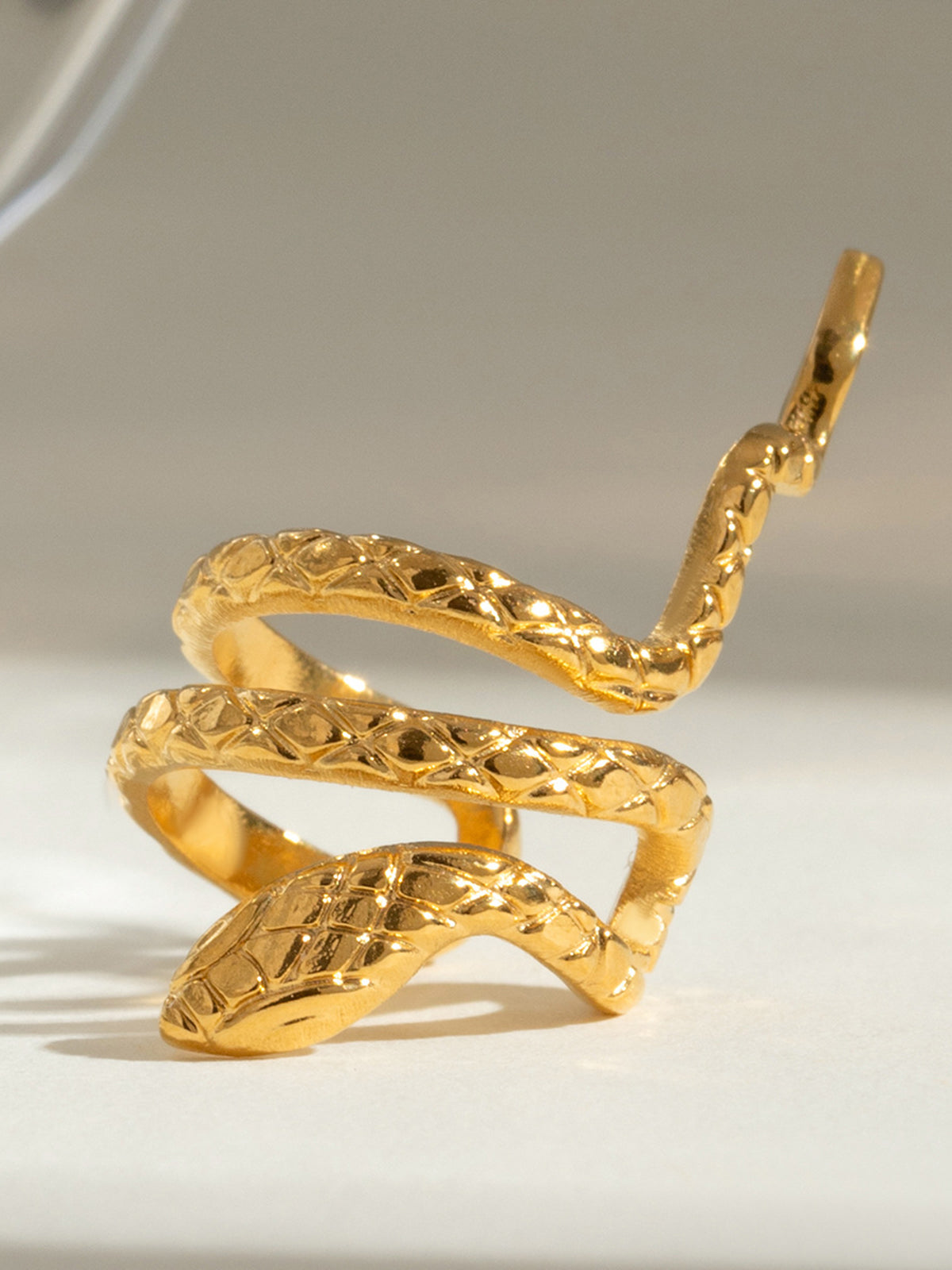 Sleek Serpent Shaped Earring Cuff