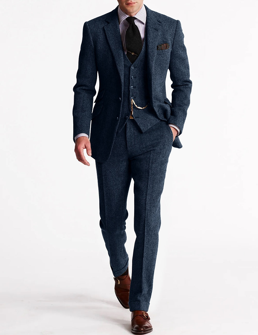 Classic 2 Piece Mens Winter Suit