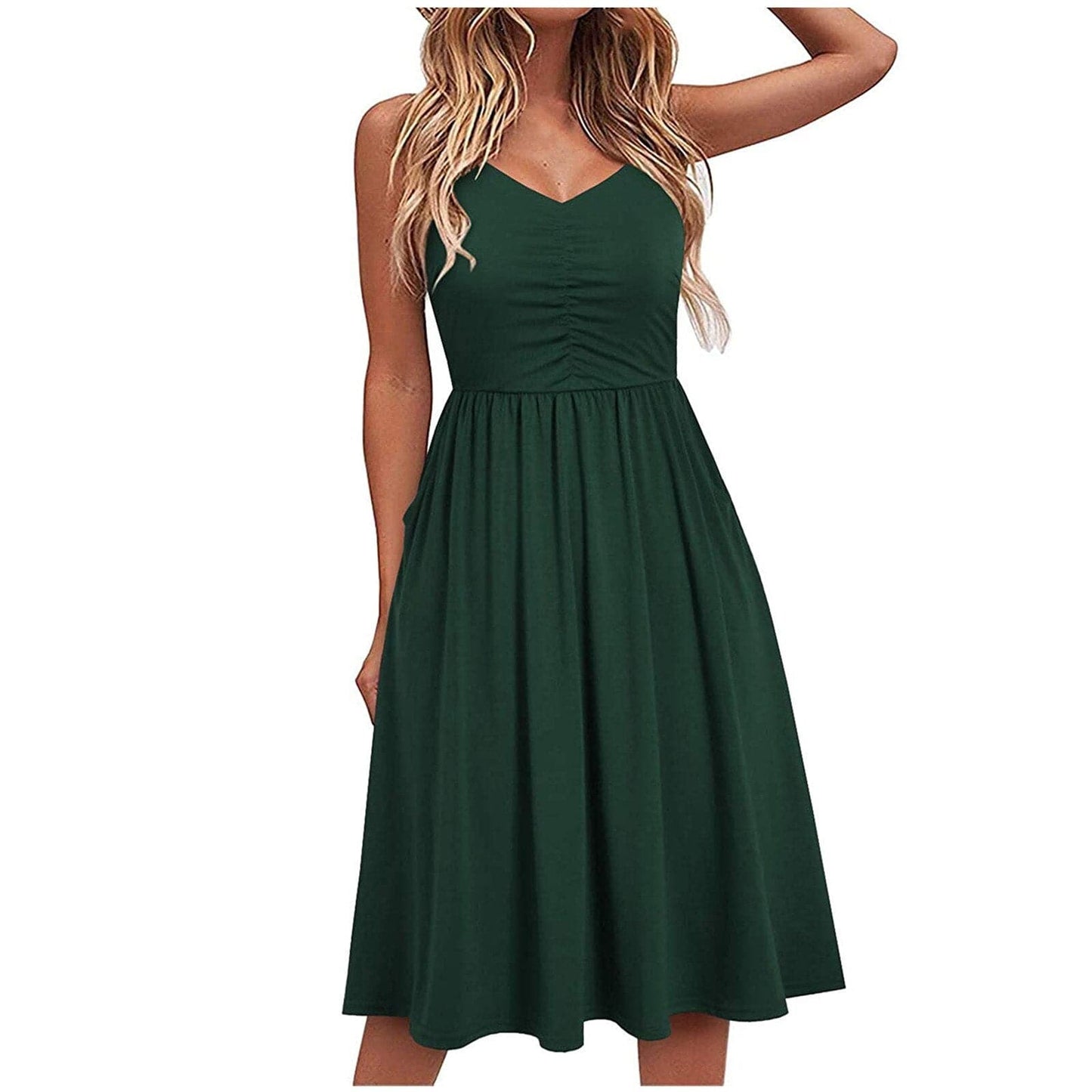 Casual V-Neck Sleeveless Summer Dress