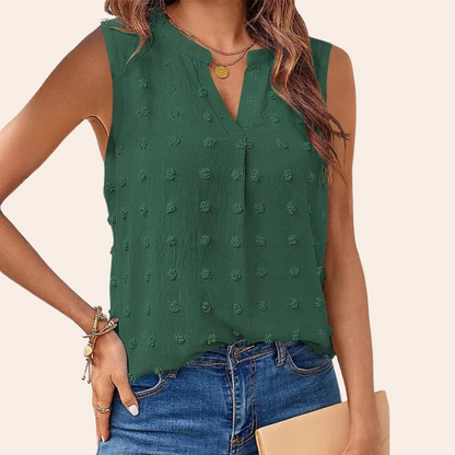Summer Casual Short Sleeveless Top - Pexav