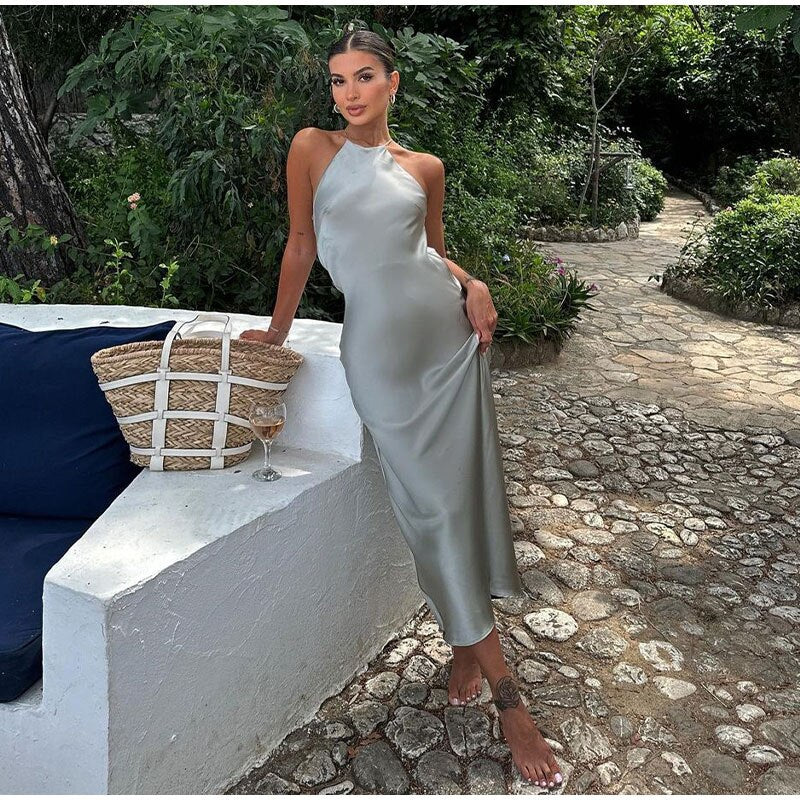 Strapless Summer Maxi Dress for Women - Pexav