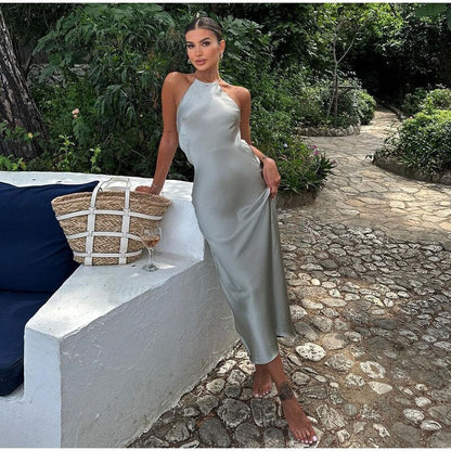 Strapless Summer Maxi Dress for Women - Pexav