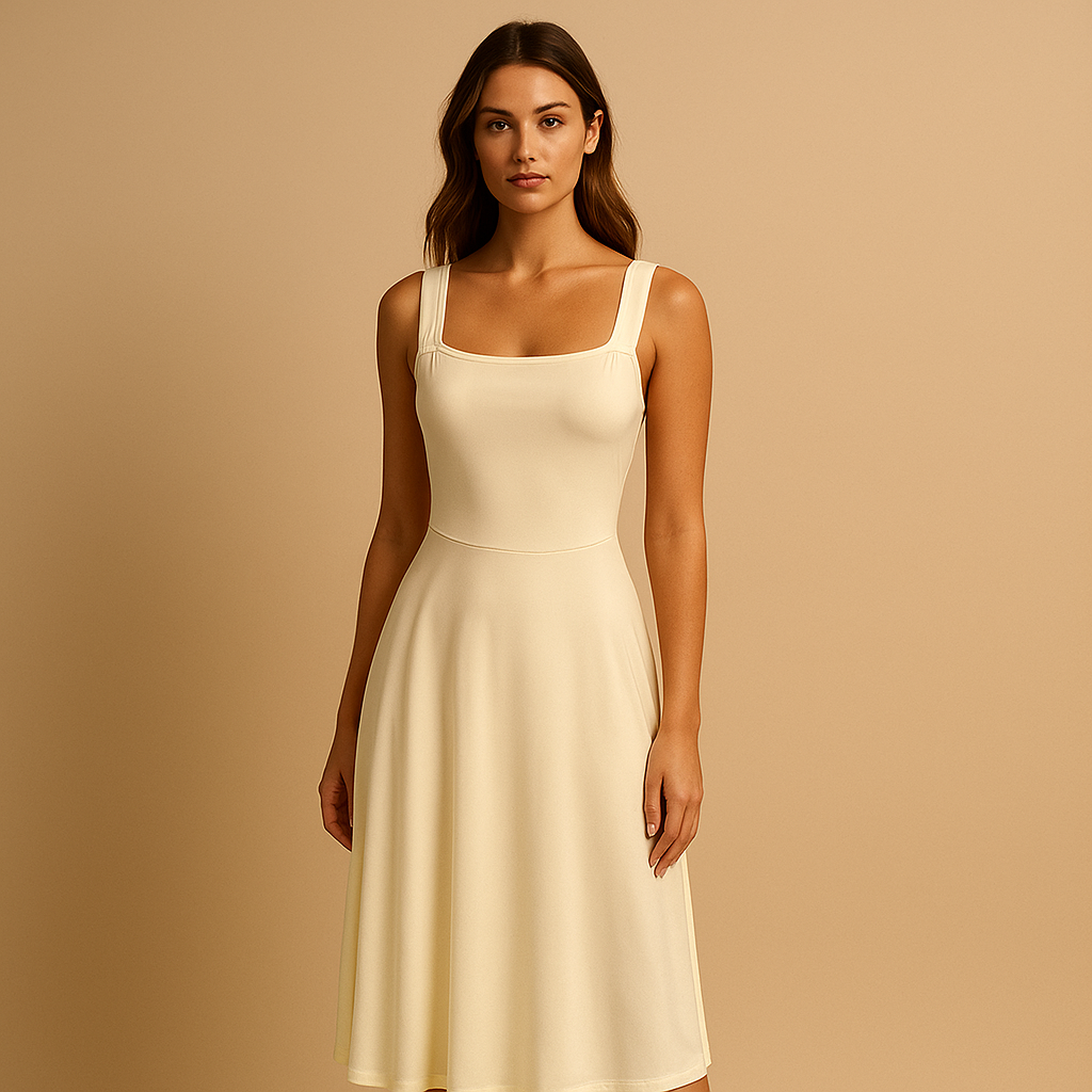 Strapless Simple Summer Dress for Women - Nocini