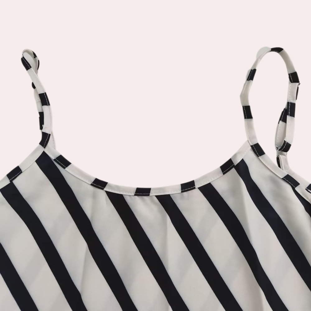 Sleeveless Striped Summer Dress - Marise-XS-State of Style