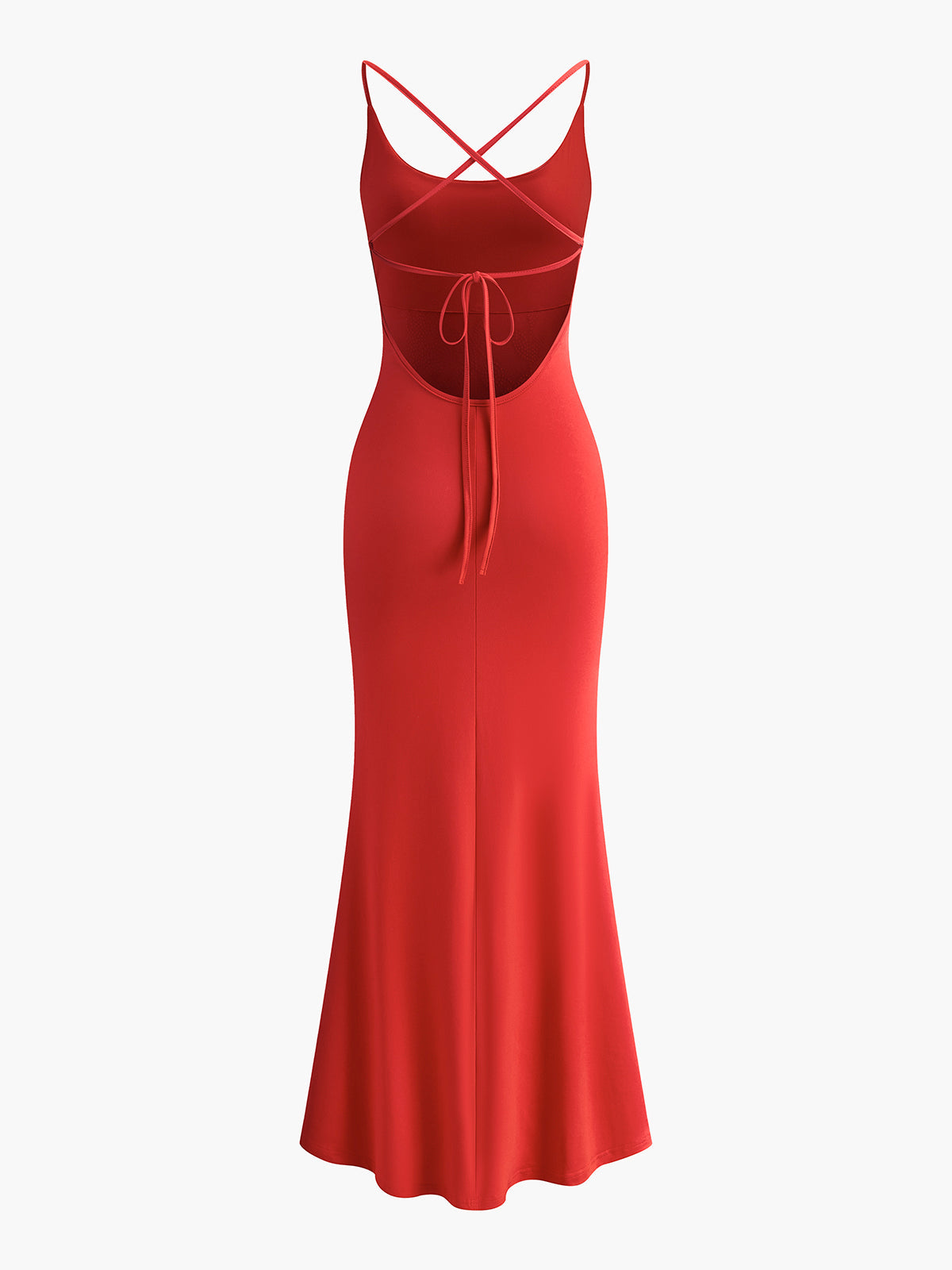 Strapless Back Tie Summer Dress