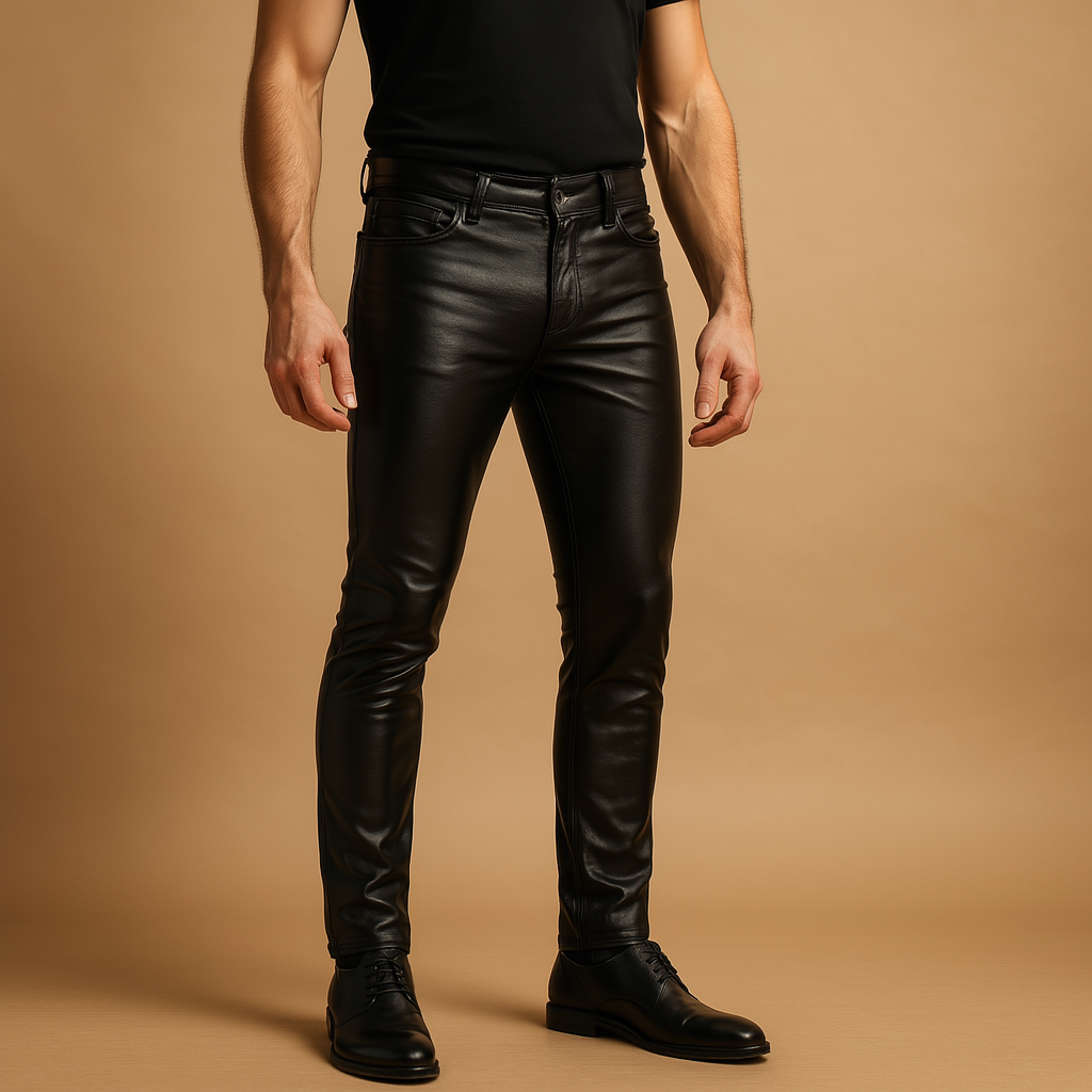 Slim fit coated pants for women | Harper - Nocini