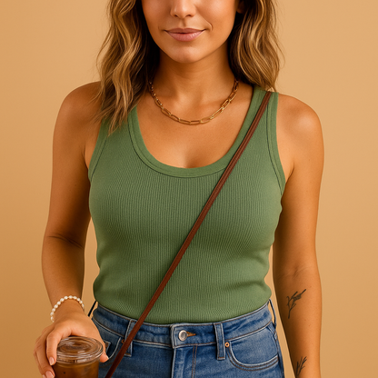 Women's Lightweight Cotton Tank Top - Nocini