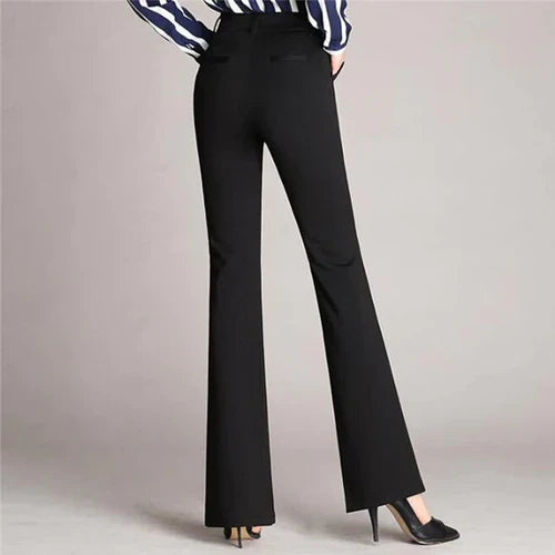 Trendy High Waisted Wide Leg Pants – Mila - Pexav