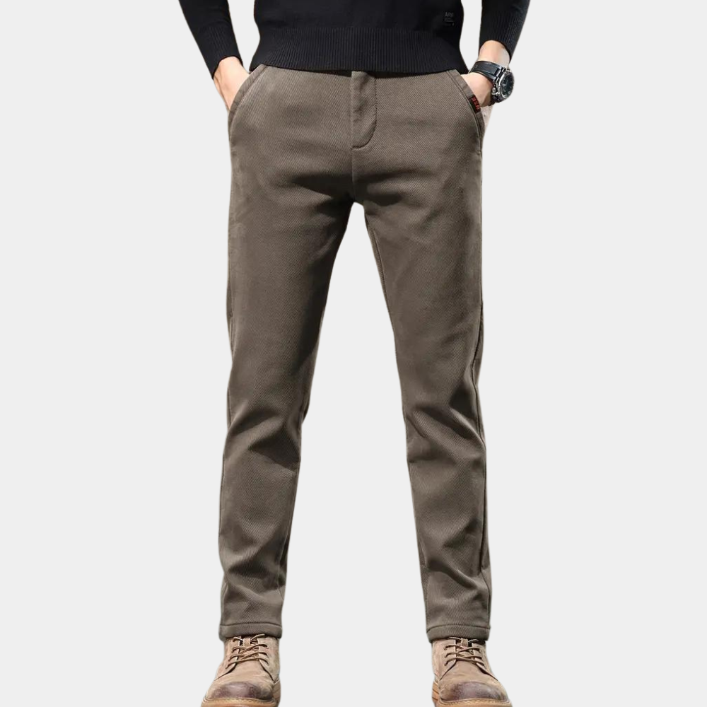 Stylish Fitted Dress Pants for Men - Pexav