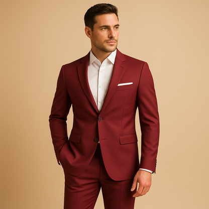 Modern Fit Mens Blazer Suit Set - Nocini