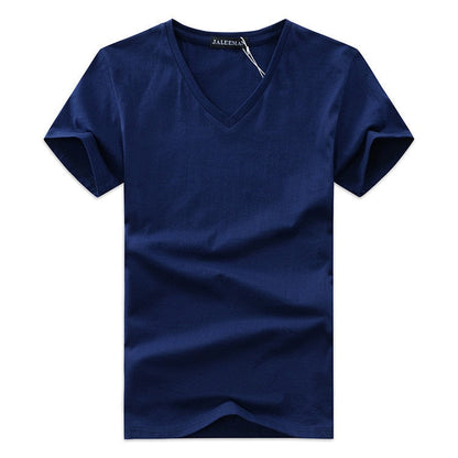 Slim Fit V-Neck T-Shirt for Men 1+1 FREE – Comfortable & Suitable for Everyday Use – Jonas-Navy blue-S-Nora Luxe